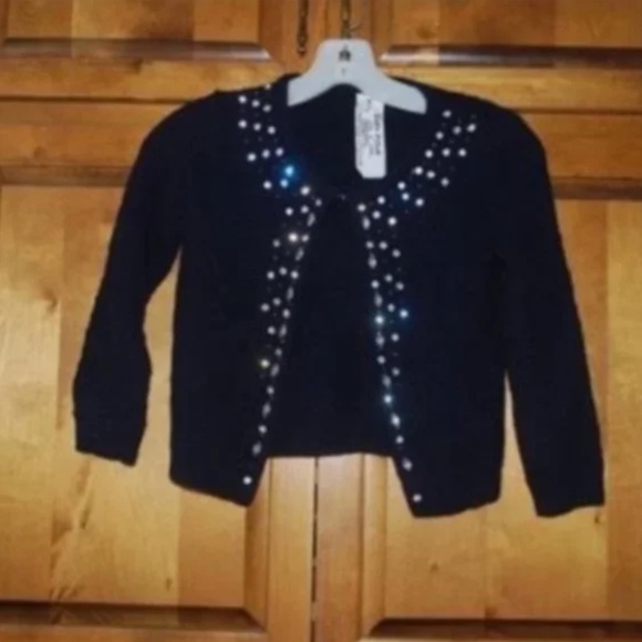 VINTAGE Abercrombie & Fitch RhinestoneCashmere Sweater New Y2K rare - Picture 1 of 6